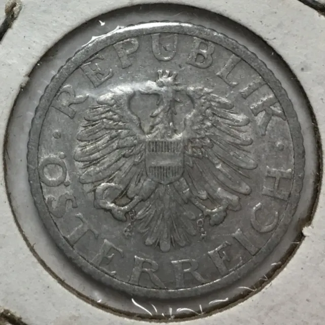 1947 Austria 50 Groschen - (F/VF) KM#2870 - Aluminum Coin - Eagle - AT50G47 2