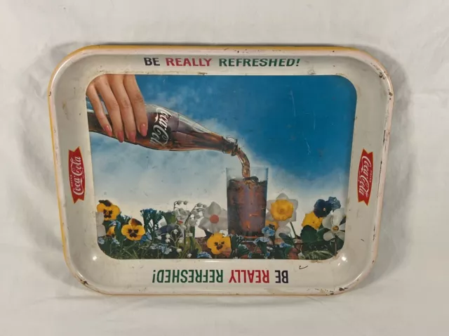 Vintage Coca-Cola Coke Tray “Delicious & Refreshing”