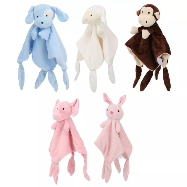 AU Baby Safety Towel Appease Infant Cartoon Animal Doll Toy For Toddler Sleepi