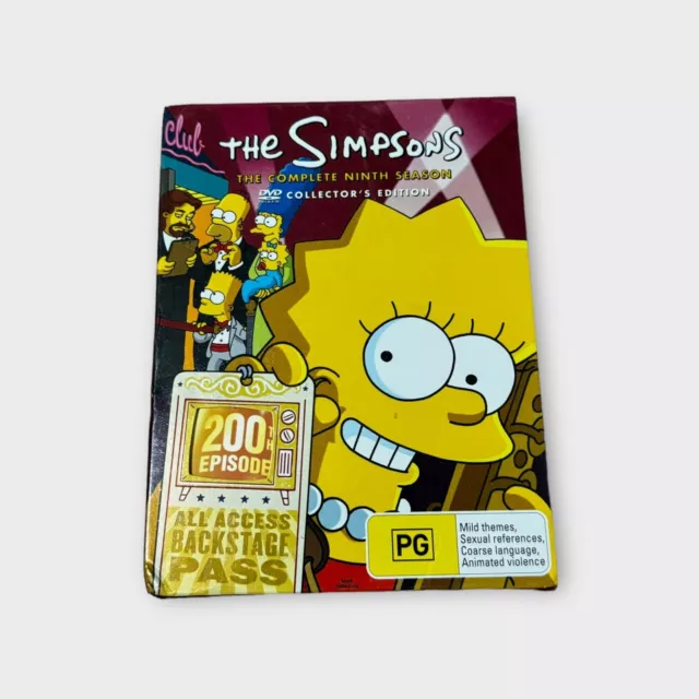 The Simpsons The Complete Ninth Season Collectors Edition Region 4 Animation