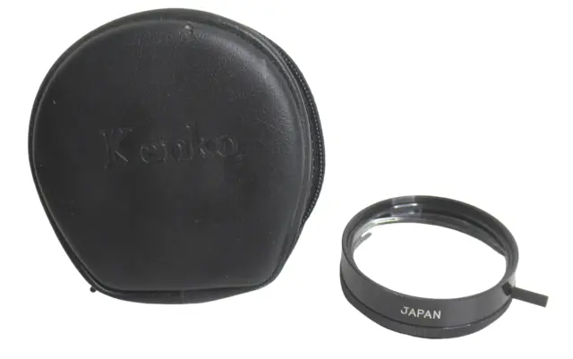 Vintage Kenko Multi Image MIRAGE 49S Glass Lens Filter With Zipper Case - Japan