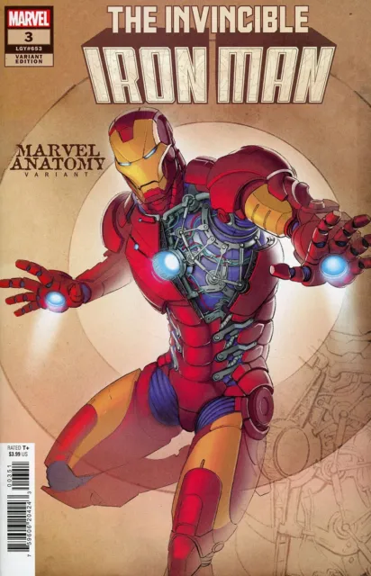Invincible Iron Man #3 2023 Unread Jonah Lobe Variant Cover Marvel Comic