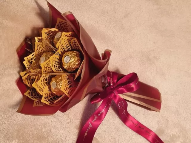 Luxury Chocolate Gift bouquet Ferrero Rocher Sweet Candy Birthday love present