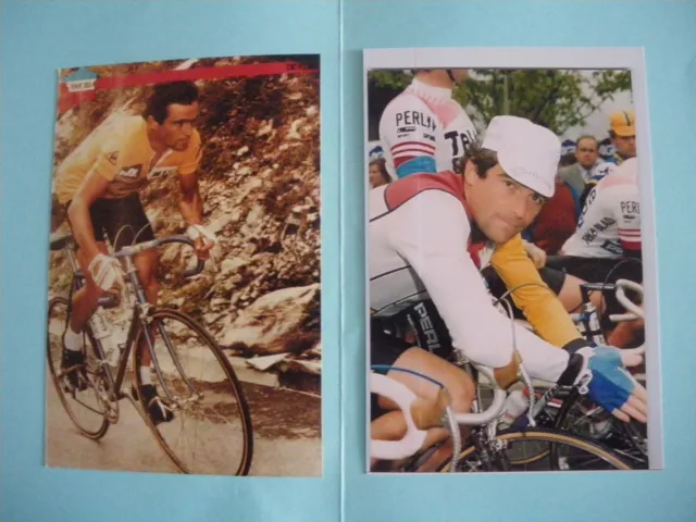 Bernard HINAULT Lot de 2 photos (5 photos)