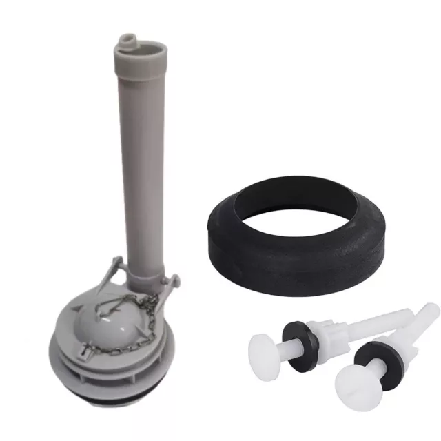 White Toilet Tank Part ABS Steel Commode Repair Kit  Bathroom Commode