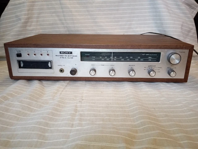 Récepteur Stéréo Vintage TANGLEWOOD 55T7 - FM/AM Avec 8 Pistes - Fonctionnel