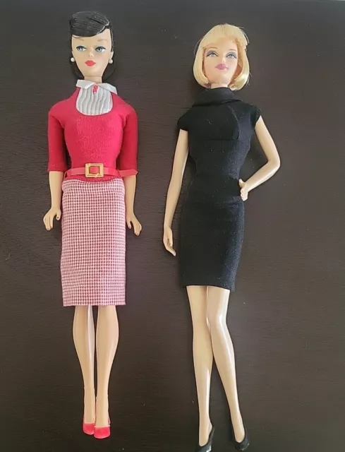 2009 Barbie Collector Basics Fashion Dolls - Lot of 2