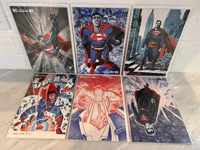 SUPERMAN RED & BLUE #1 2 3 4 5 6 / COVER B VARIANT SET NM All Variant Covers