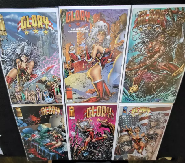 Lot of 6 Image Comics | Glory #0-4 Run, & #6. | Christmas Special | VF-NM