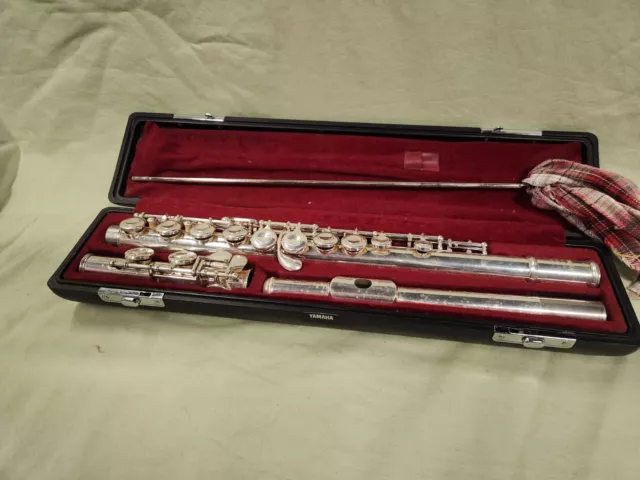 YAMAHA FLUTE YAMAHA YFL 311 Nickel Silver with Hard case Used From