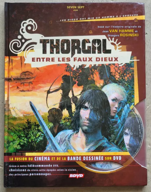 Thorgal H S Entre les Faux Dieux ROSINSKI & Van HAMME éd BDVD + DVD 2005 EO