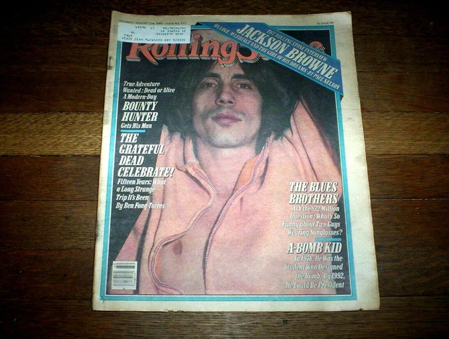 Rolling Stone Magazine 1990 # 323 W Jackson Browne Cover Grateful Dead ...
