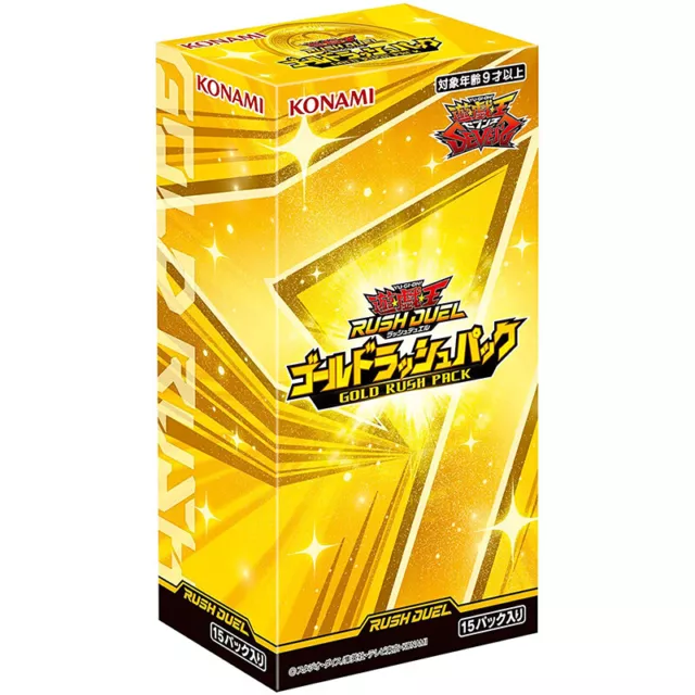 Konami Yu-Gi-Oh Précipitation Duel Gold Rush Pack Boîte Carte Jeu Japon Official