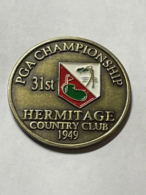 Vintage Rare 1949 PGA Championship 1" Coin Style Golf Marker - Sam Snead Wins!