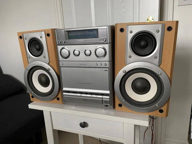 PANASONIC SA-PM22 CD Stereo system with tape deck and radio £10.00 ...