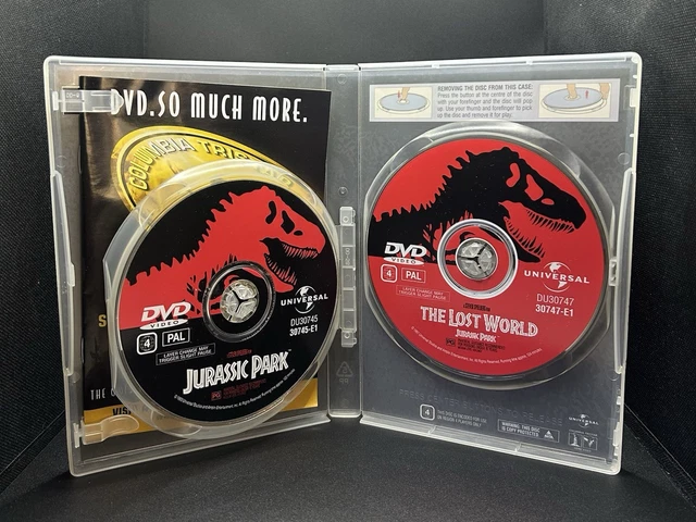 Sam Neill Collection JURASSIC PARK TRILOGY DVD Set 3 Movie Collection R4 Action Sci-Fi Sam ...