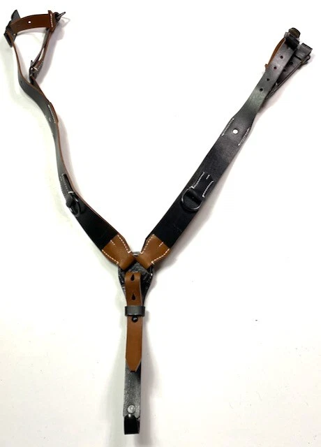 Wwii German M1942 M42 Combat Leather Y-Straps