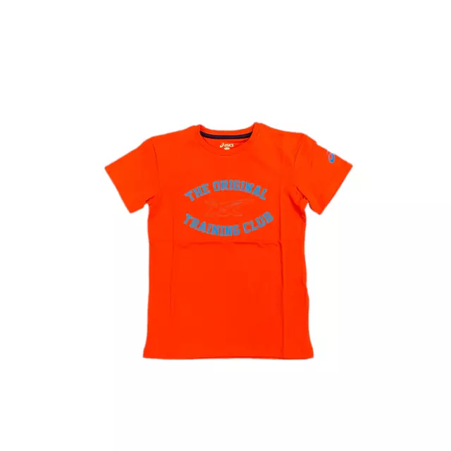 T-shirt da allenamento per bambini Asics (taglia 9-10y) top originale training club - nuova