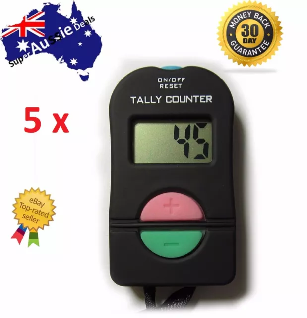 5 digit resettable number clicker golf