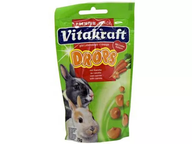 Vitakraft Drops For Small Animals Carrot