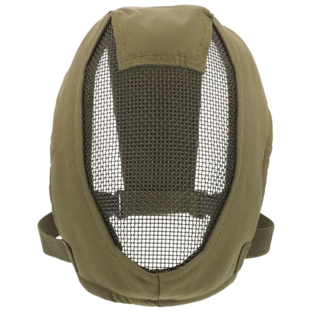 IDOGEAR Máscara de airsoft táctica airsoft inferior cara máscara de malla  de acero de media cara máscara protectora estilo militar cómoda ajustable