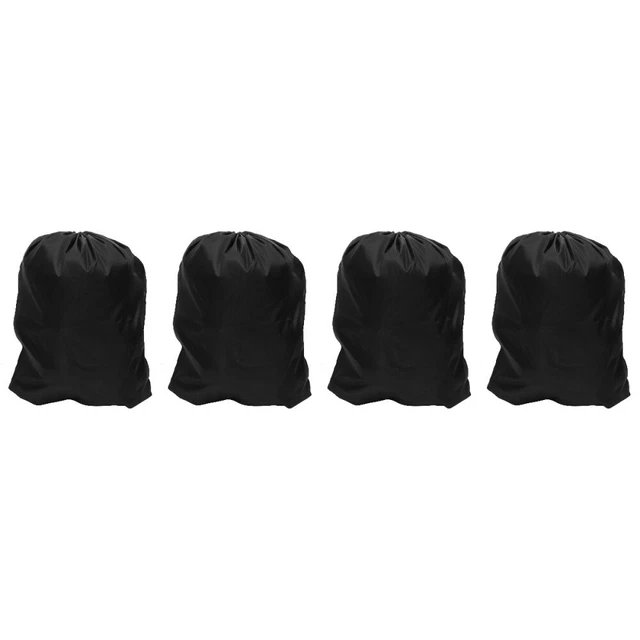 4 piezas bolsa de ropa de viaje grande cordón bolsa de lavado nailon sucia