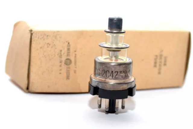 Vintage GE JAN-CG-2C42 / CV2932 Triode / Röhre, Vacuum Tube from the 1950s, NOS