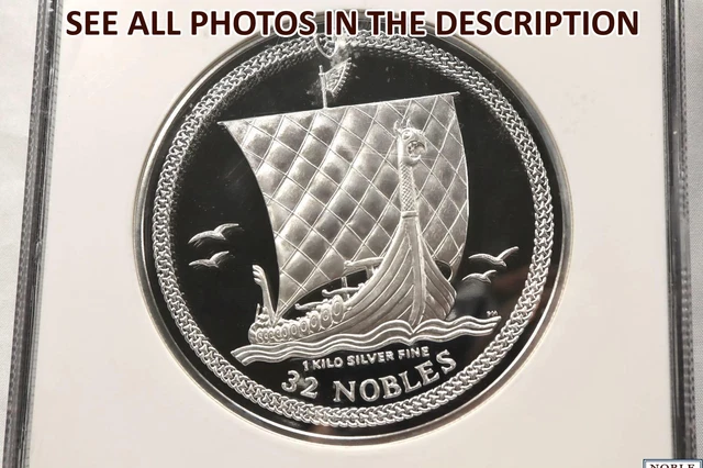 NobleSpirit JR) 2010 Isle of Man 32N 1 KILO .999 Silver NGC PF 70 Ultra Cameo