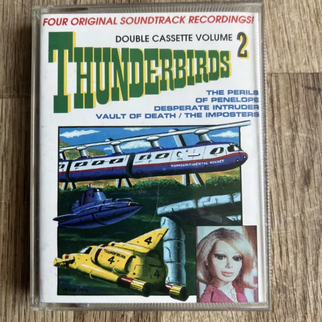 THUNDERBIRDS 2 DOUBLE CASSETTE SET - FOUR EPISODES . Gerry Anderson