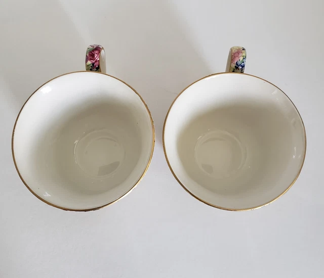 2 Royal Winton Grimwades Welbeck Tea Trios Cup Saucer & Plate Yellow Chintz 1995 6