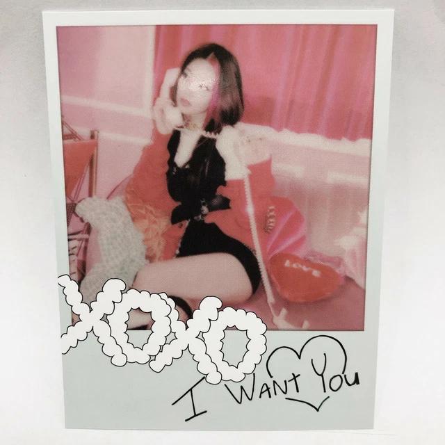ITZY YEJI OFFICIAL 1st Album Crazy In Love Polaroid Photocard B jyp