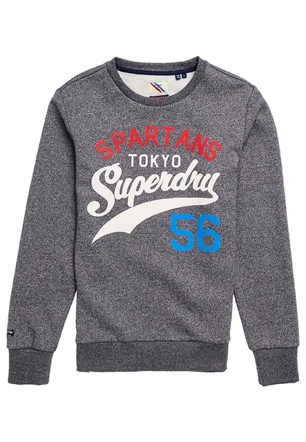 SUPERDRY CREWNECK HERREN TRI CLASSIC CREW Rich Navy Mega Grit EUR ...