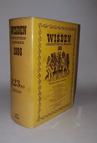Wisden Cricketers' Almanack 1986 by John Woodcock Book The Cheap Fast Free Post