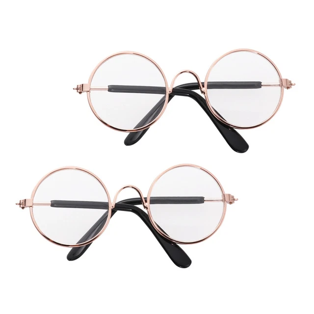 2 un. gafas de sol retro para perro gato gafas para mascotas suministros para perros mascotas