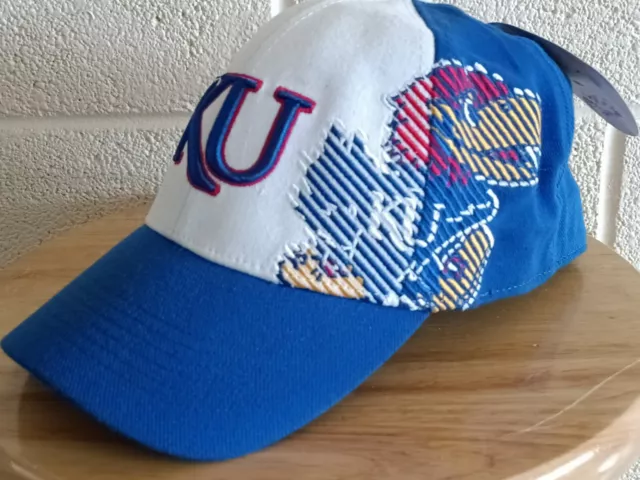 NCAA KU Kansas Jayhawks Top of the World Fitted Hat Cap One Fit - New with Tags
