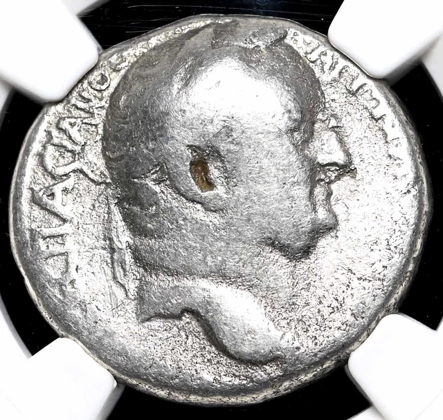 ANTIOCH. Vespasian. AD 69-79. Silver Tetradrachm, Eagle, NGC VG ANTIOCH. Vespasian. AD 69-79. Silver Tetradrachm, Eagle, NGC VG
