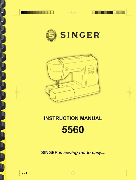 Máquina de coser Singer 5560 de moda mate MANUAL DE INSTRUCCIONES DEL PROPIETARIO