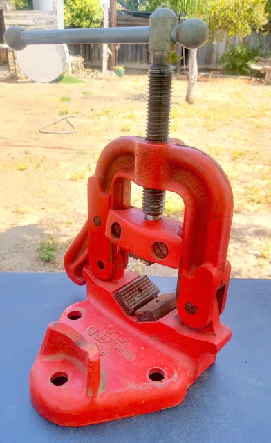 Super-Ego Bench Yoke Pipe Vise P-2 Fits 1/8" Inch To 2" Inch Pipe