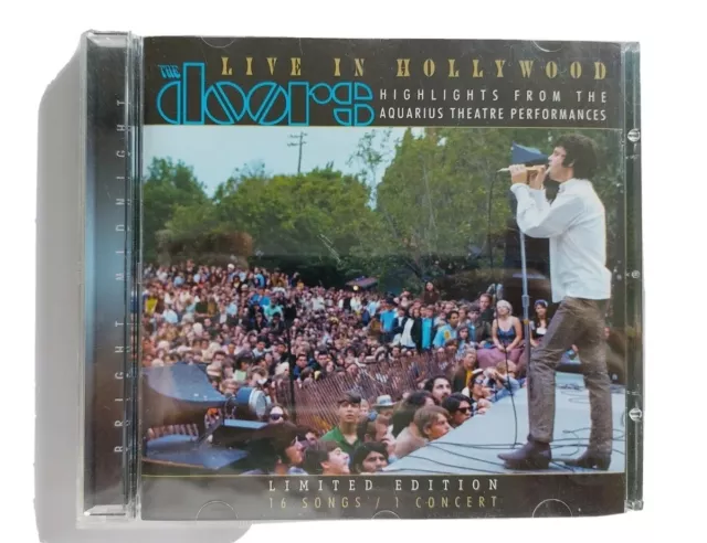 Cd The DOORS live in Hollywood limited edition concert RARE