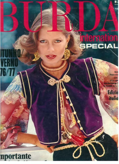 Burda International Speciale Italia Num. 47 Collezioni Autunno Inverno 1976 1977