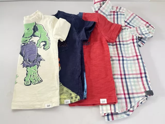 (4) Baby Gap Toddler Baby Boy Shirts Size: 12-18 months