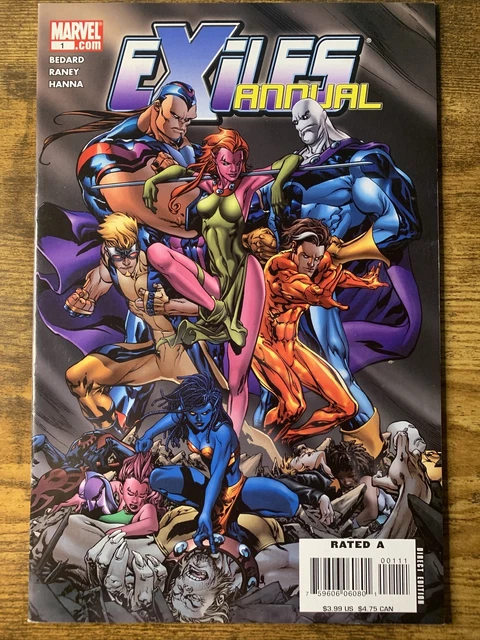 Marvel Comics Exiles Annual #1 (2007) Vf Comic