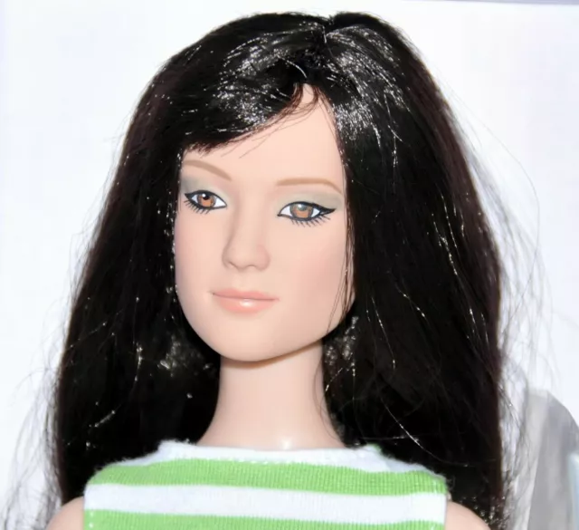 Resort Stripe Liu Liu NRFB* 16" doll Tonner 2013 Removable Mink wig Brown eyes