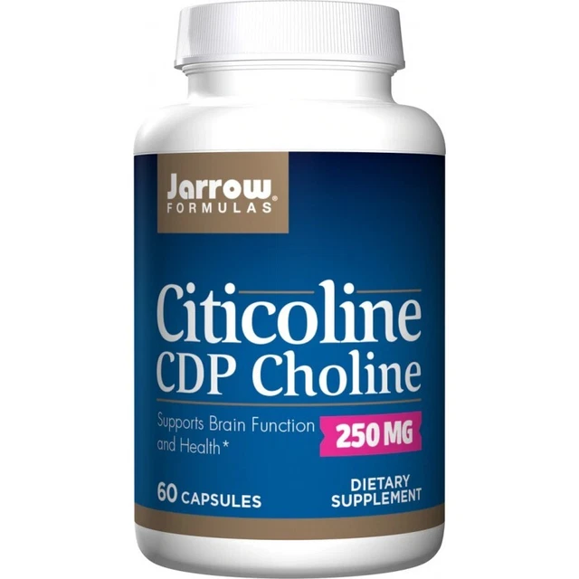 Jarrow Citicoline CDP Choline 250mg 60 cápsulas
