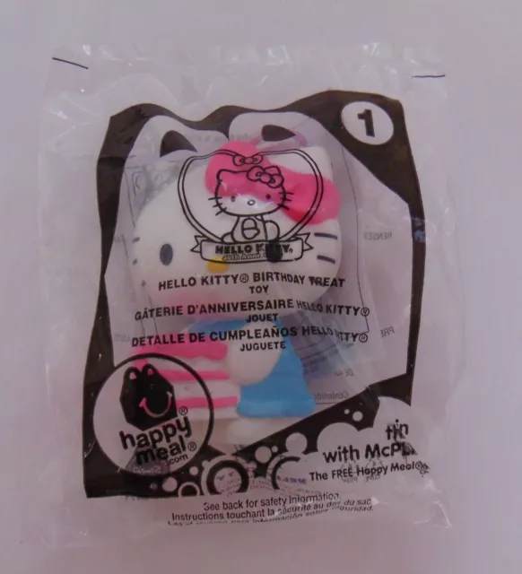 NIP 2014 McDonalds 40th Anniversary Birthday Set Sanrio Hello Kitty 6 Items 3