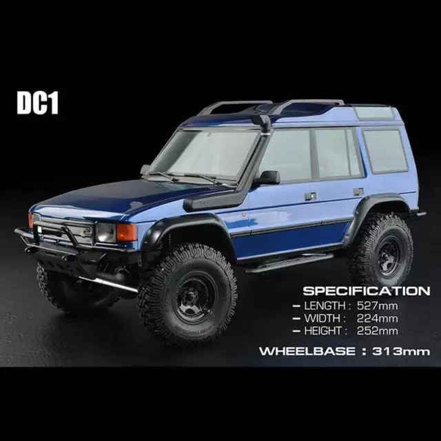 MST 1/10 CFX-WS 313mm Wheelbase DC1 Dark Blue Pre-Painted Body RC Crawler RTR