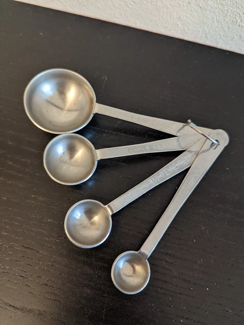 Basic Ingredients AMCO Set of 4 Measuring Spoons 18/8 Stainless Steel #863