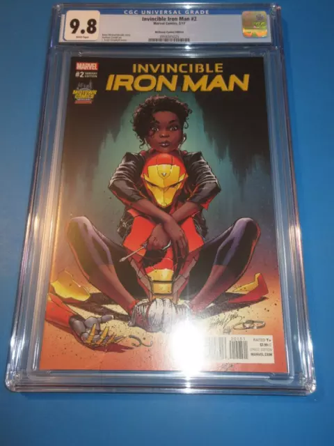 Invincible Iron Man #2 J Scott Campbell variant CGC 9.8 NM/M Gorgeous Gem Wow