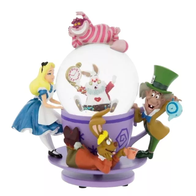 Disney Parks Alice in Wonderland Tea Cup Snow Globe Disney Parks Alice in Wonderland Tea Cup Snow Globe