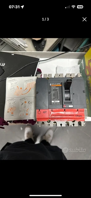 MERLIN GERIN compact NS250n interruttore scatolato